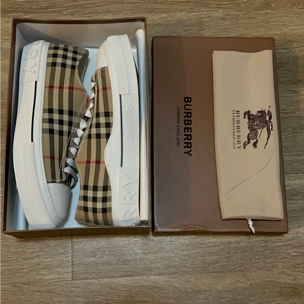 Burberry Checkered Sneakers